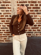 Gilet Joséphine Chocolat