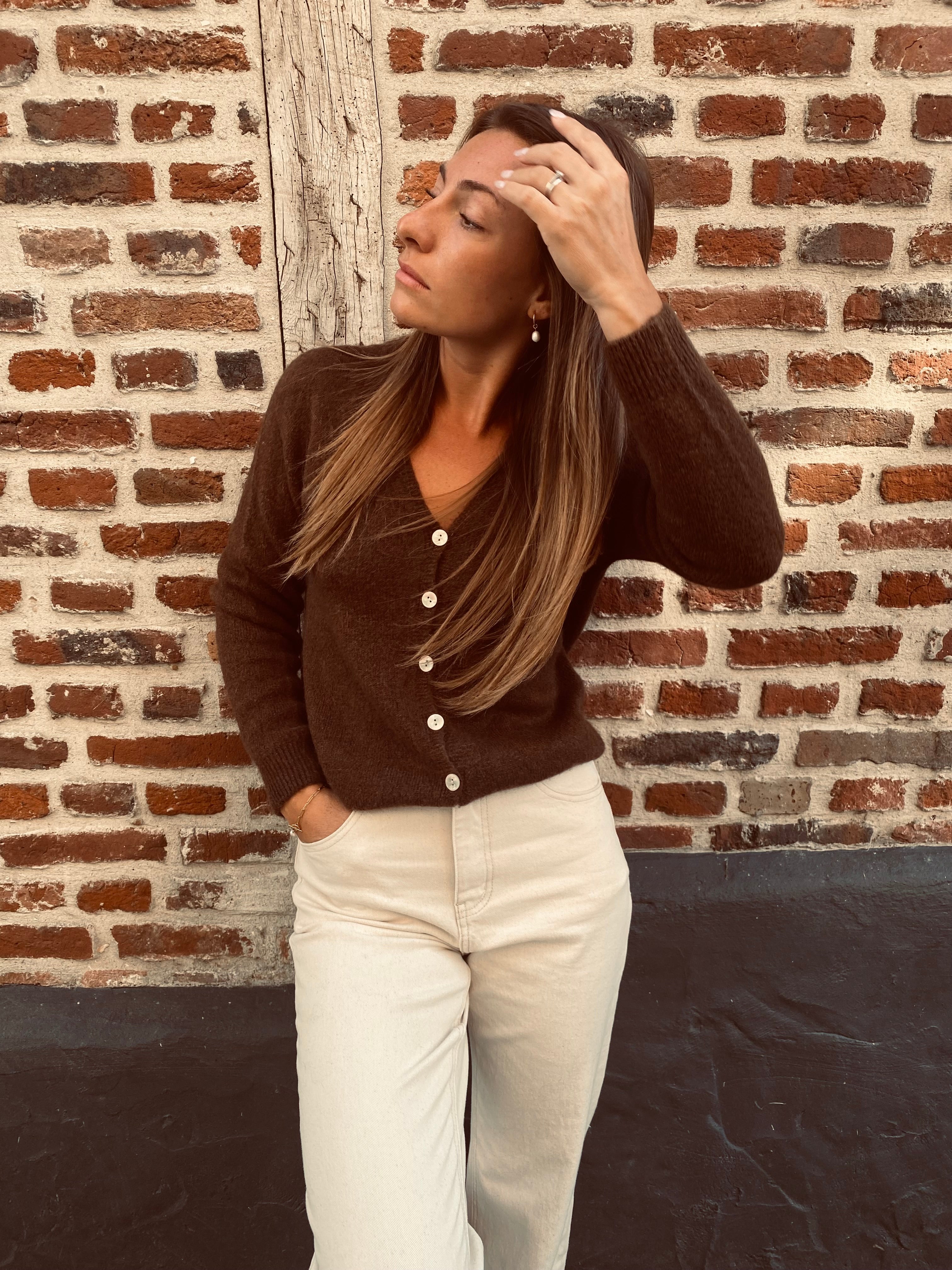 Gilet Joséphine Chocolat