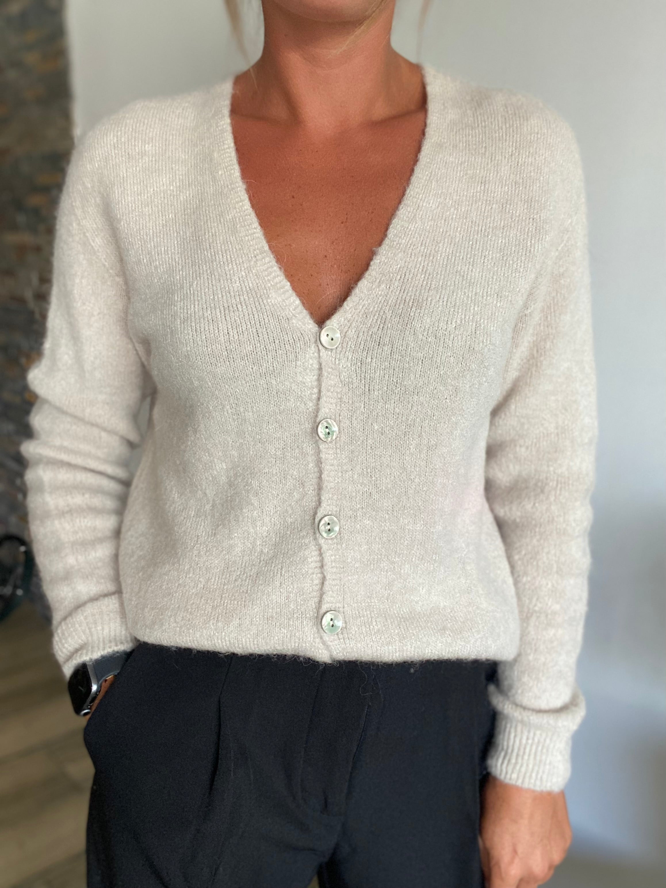 Gilet Joséphine Beige
